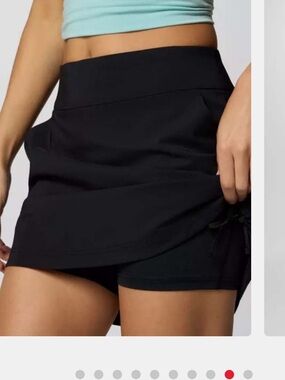 COLUMBIA WOMEN'S ALL SEASONS RUCHED SKORT black size XL